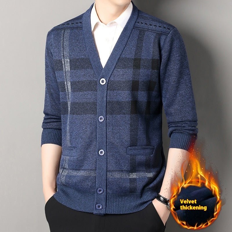 Wool Knit Cardigan Loose Casual - Alpaca House