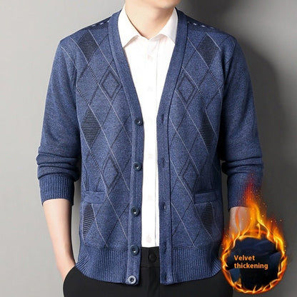 Wool Knit Cardigan Loose Casual - Alpaca House