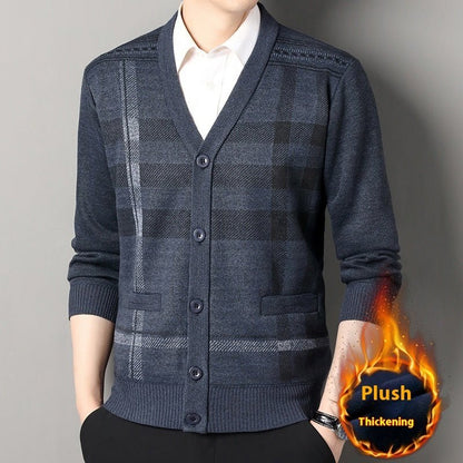 Wool Knit Cardigan Loose Casual - Alpaca House