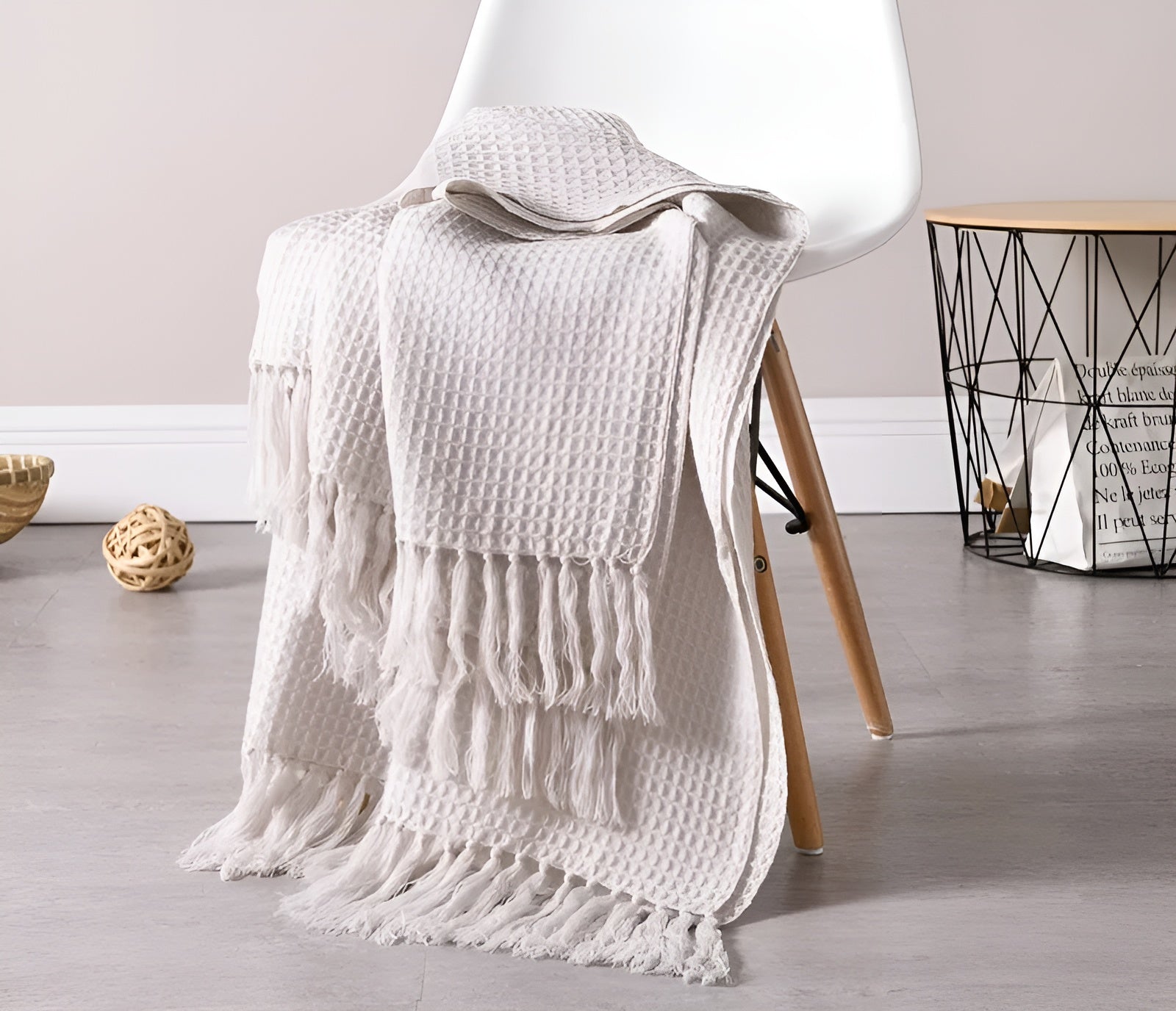 Wool Knitted Blanket Soft Minimalist Warmth for Refined Comfort - Alpaca House