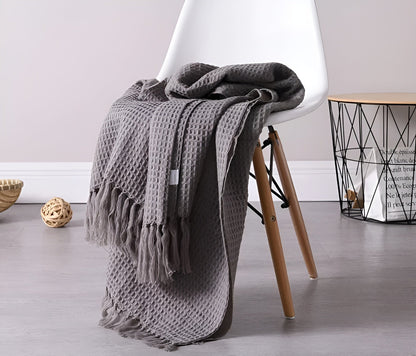 Wool Knitted Blanket Soft Minimalist Warmth for Refined Comfort - Alpaca House