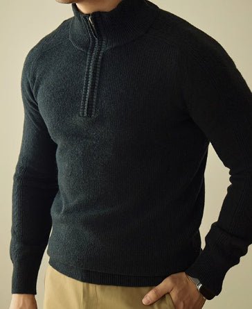Wool Sweater Men's Business Leisure Warm Sweater - Alpaca House
