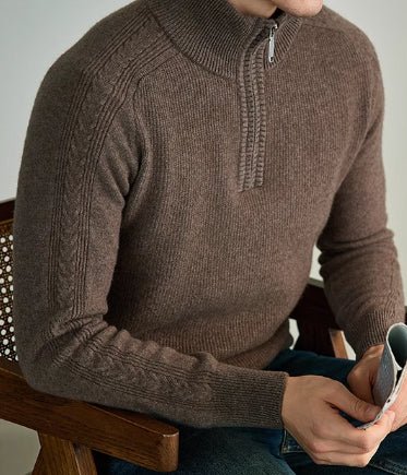 Wool Sweater Men's Business Leisure Warm Sweater - Alpaca House